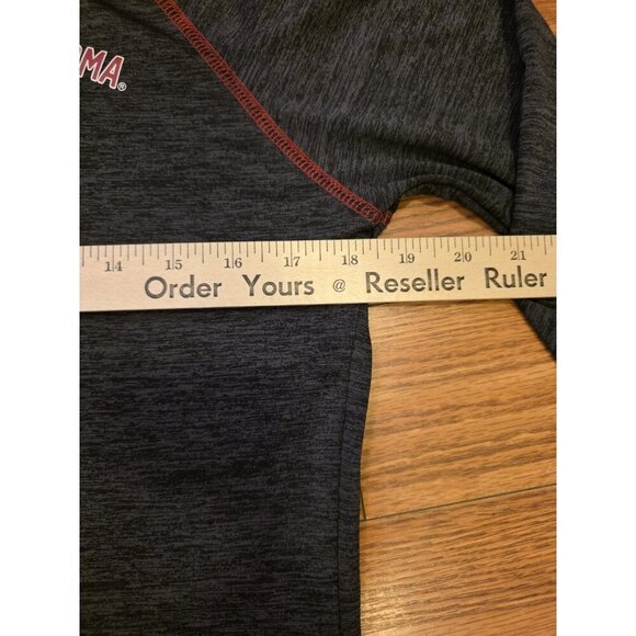 Oklahoma Sooners Colosseum 1/4 Zip Mens M Long Sleeve Pullover Dk‎ Gray Thumb - Picture 4 of 8